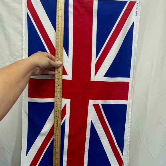 Vintage Union Jack Tea Towel Made in the UK 100% Cotton - Picture 4 of 6